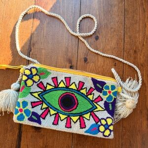 Colorful Colombian Embroidered Crossbody Bag